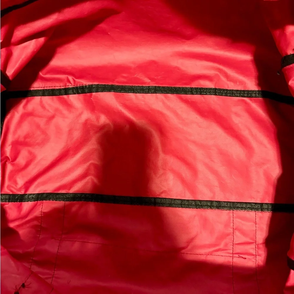 Large Red Black Duffel Bag Travel Gym Sports